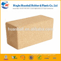 Organic natural cork yoga block/ exercise cork block